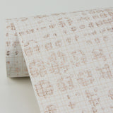 Celeste Rose Gold Geometric Wallpaper with Metallic Textured Foil on Non Woven - A-Street Prints 4019-86411