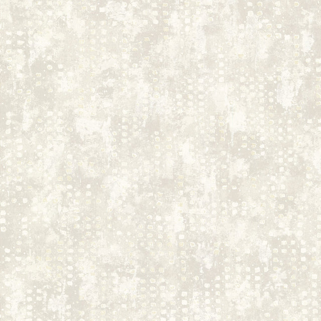 Felsic Platinum Studded Cube Metallic Wallpaper with Geometric Raised Ink Texture - Brewster 4019-86412