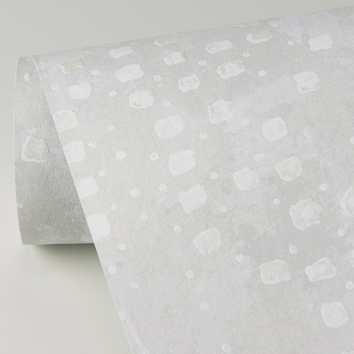 Felsic Platinum Studded Cube Metallic Wallpaper with Geometric Raised Ink Texture - Brewster 4019-86412