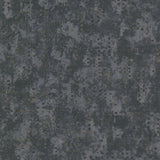 Felsic Stone Studded Cube Blue-Grey Geometric Wallpaper with Metallic Raised Ink - Brewster 4019-86415