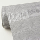 Rakasa Pewter Distressed Stripe Wallpaper, Metallic Foil on Non Woven Modern Graphic Stripes - A-Street Prints 4019-86418