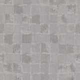 Varak Silver Checkerboard Wallpaper with Metallic Textured Geometric Pattern - A-Street Prints 4019-86421