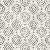 Uma Platinum Star Medallion Wallpaper with Metallic Medallions, Bohemian Geometric Pattern - A-Street Prints 4019-86424