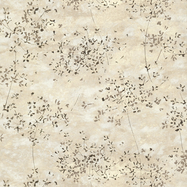 Arian Gold Inkburst Wallpaper with Modern Abstract Metallic Foil on Non Woven - A-Street Prints 4019-86430