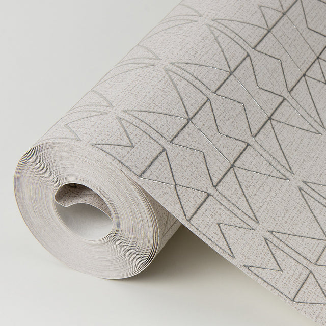 Paititi Rose Gold Diamond Trellis Wallpaper with Modern Geometric Pattern and Metallic Raised Ink - A-Street Prints 4019-86436