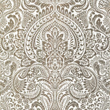 Artemis Gold Floral Damask Wallpaper with Metallic Foil on Non Woven - A?Street Prints 4019-86441