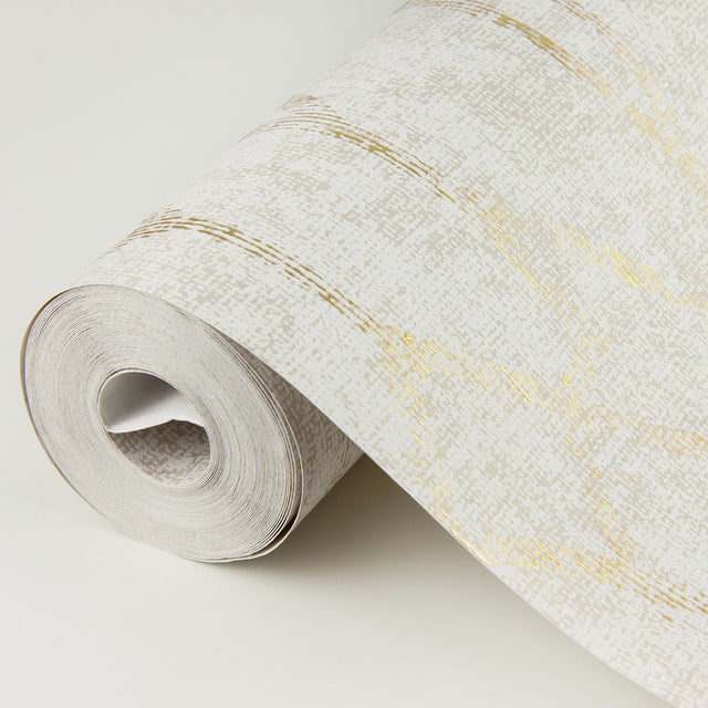 Ziva Gold Trellis Wallpaper with Metallic Raised Ink Foil on Non Woven - A-Street Prints 4019-86450