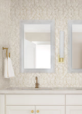 Ziva Gold Trellis Wallpaper with Metallic Raised Ink Foil on Non Woven - A-Street Prints 4019-86450
