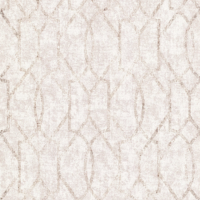 Ziva Rose Gold Trellis Wallpaper with Metallic Raised Ink Trellis & Lattice - A-Street Prints 4019-86451