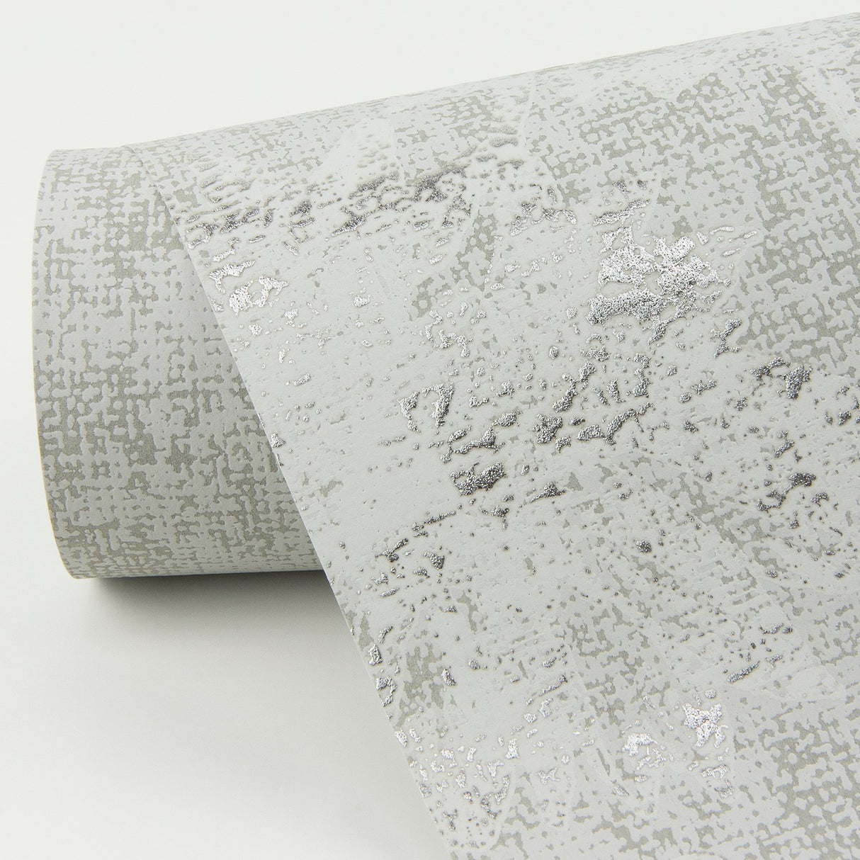Kala Platinum Floral Wallpaper with Metallic Botanical Floral Motif - A-Street Prints 4019-86459