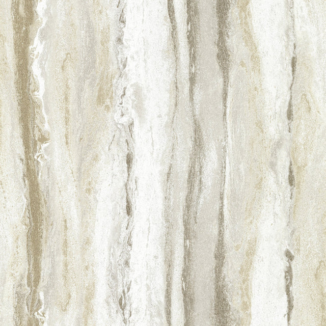 Delesse Gold Marbled Wallpaper with Glam Metallic Textured Motif - A-Street Prints 4019-86461