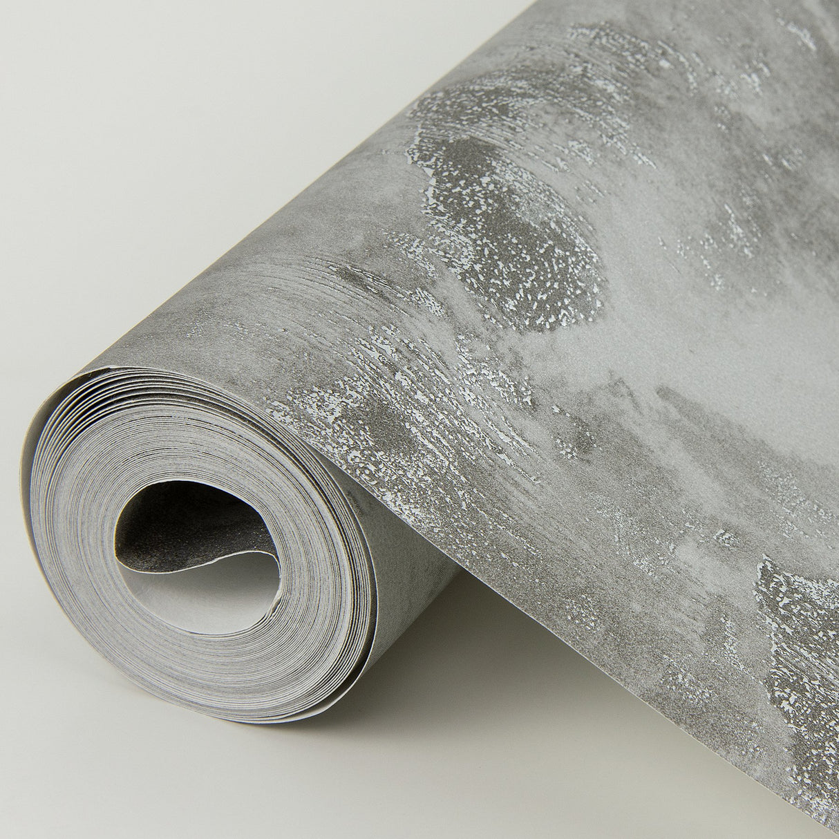 Toula Silver Abstract Wallpaper with Metallic Foil on Non Woven - A-Street Prints 4019-86477