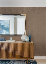 Alama Bronze Diamond Wallpaper with Metallic Geometric Pattern - Brewster 4019-86478