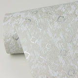 Alama Platinum Diamond Wallpaper with Modern Geometric Pattern, Metallic Foil on Non Woven - A?Street Prints 4019-86479