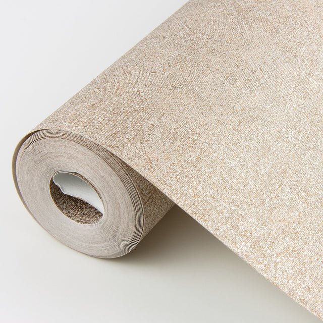 Nysa Rose Gold High Gloss Wallpaper with Metallic Fabric Texture - A-Street Prints 4019-86484