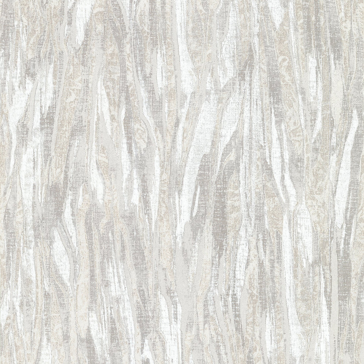 Suna Silver Woodgrain Wallpaper with Metallic Foil on Non Woven, Farmhouse Graphics Style - Brewster 4019-86485