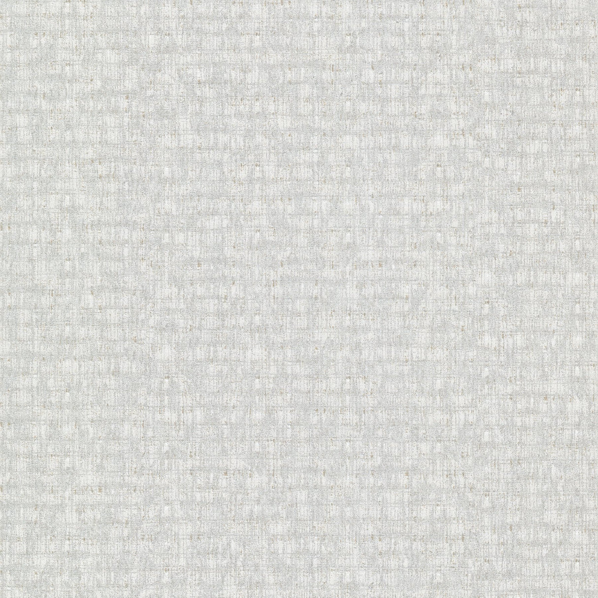 Zeke Silver Imitation Fabric Metallic Wallpaper with Foil on Non Woven Texture - Brewster 4019-86488