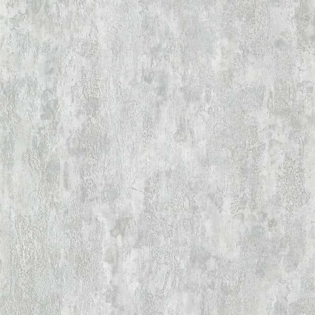 Deimos Silver Distressed Texture Wallpaper with Metallic Foil on Non Woven - Brewster 4019-86493