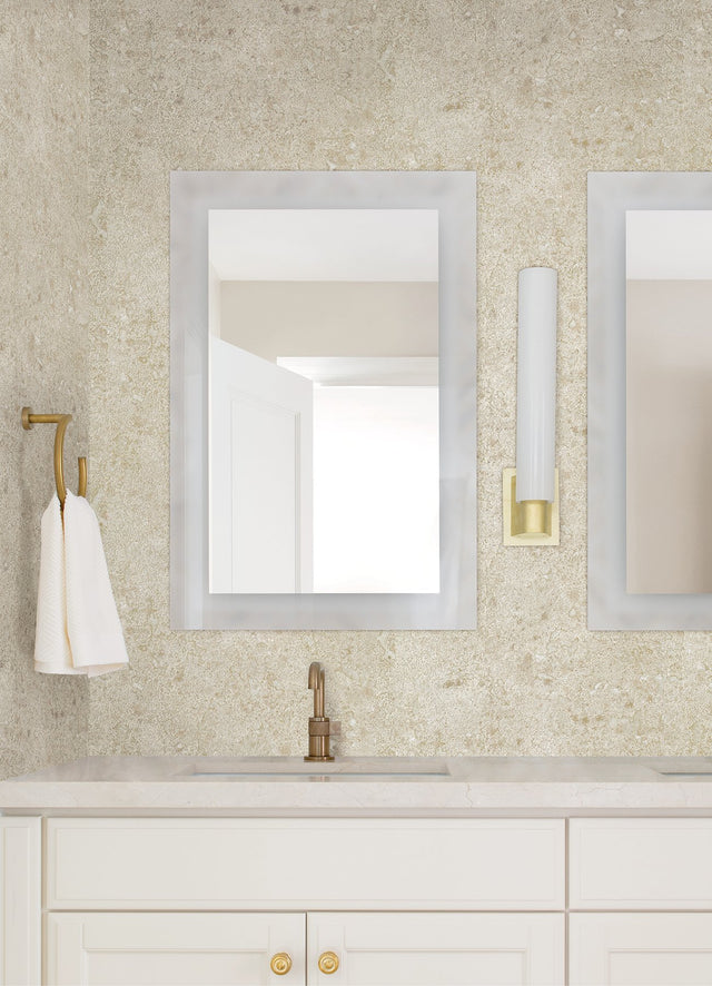 Kulta Rose Gold Cemented Wallpaper with Metallic Distressed Texture - A-Street Prints 4019-86495