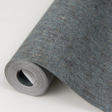 Reuss Slate Faux Fabric Wallpaper with Metallic Raised Ink Texture - A-Street Prints 4019-86497