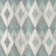 Ace Teal Diamond Wallpaper geometric teal and grey pattern with room scene