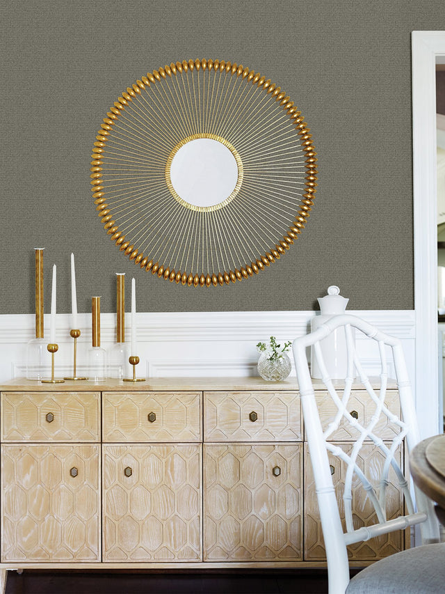 Hilbert Dark Grey Geometric Wallpaper with Industrial Textured Graphic Motif - Advantage 4025-82510