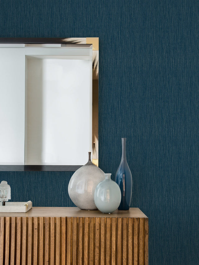 Abel Blue Textured Wallpaper with Coastal Abstract Texture Pattern - Advantage 4025-82513
