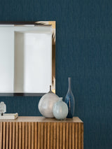Abel Blue Textured Wallpaper with Coastal Abstract Texture Pattern - Advantage 4025-82513SAM