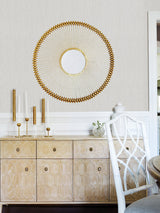 Abel Periwinkle Textured Wallpaper with Abstract Woven Stripe Motif - Advantage 4025-82518