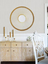 Abel Periwinkle Textured Wallpaper with Abstract Woven Stripe Motif - Advantage 4025-82518SAM