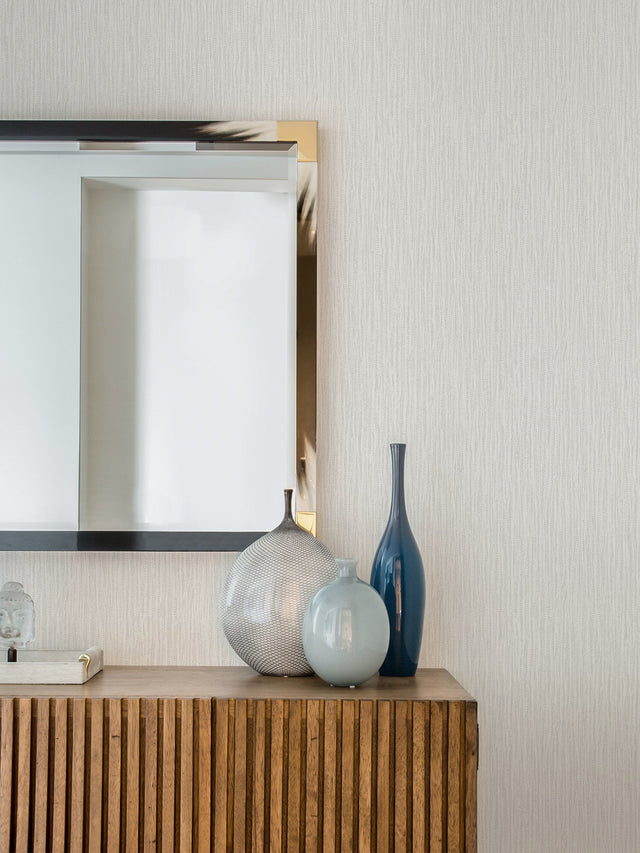 Abel Off White Textured Wallpaper with Abstract Vertical Texture - Advantage 4025-82529