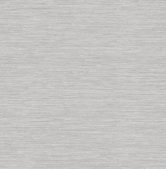 Cantor Grey Faux Grasscloth Wallpaper with Raised Ink Texture - Advantage 4025-82532