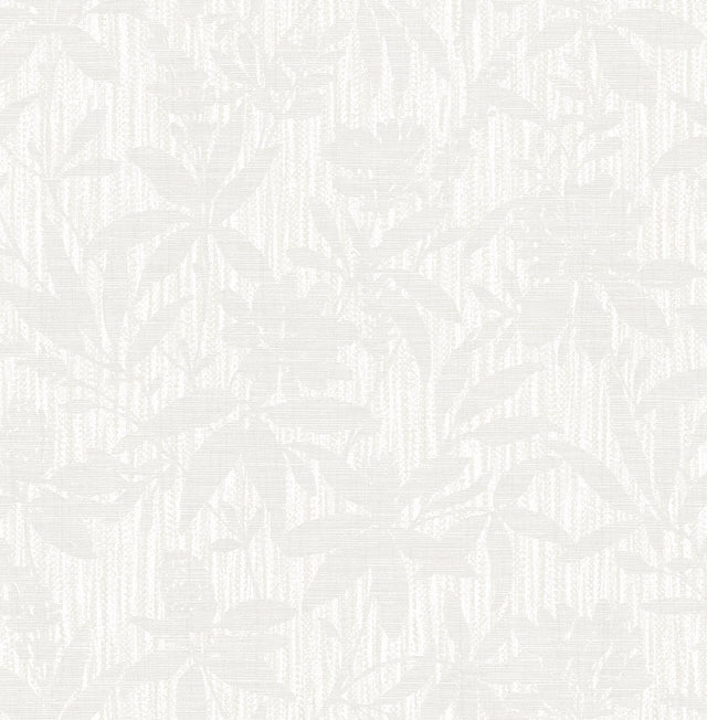 Riemann Cream Floral Wallpaper with Textured Pearlescent Botanical Trail - Advantage 4025-82533