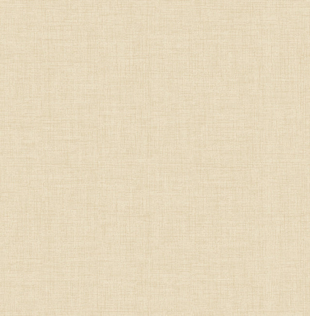 Wallis Beige Faux Linen Wallpaper with Raised Textured Fabric Weave - Advantage 4025-82540
