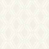 Mersenne Taupe Geometric Wallpaper with Raised Ink Texture - Advantage 4025-82543