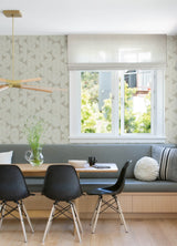 Fairbank Champagne Linen Geometric Wallpaper with Modern Graphic Pattern - A-Street Prints 4034-26770