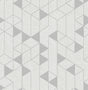Fairbank Silver Linen Geometric Wallpaper by A-Street Prints - FD26771