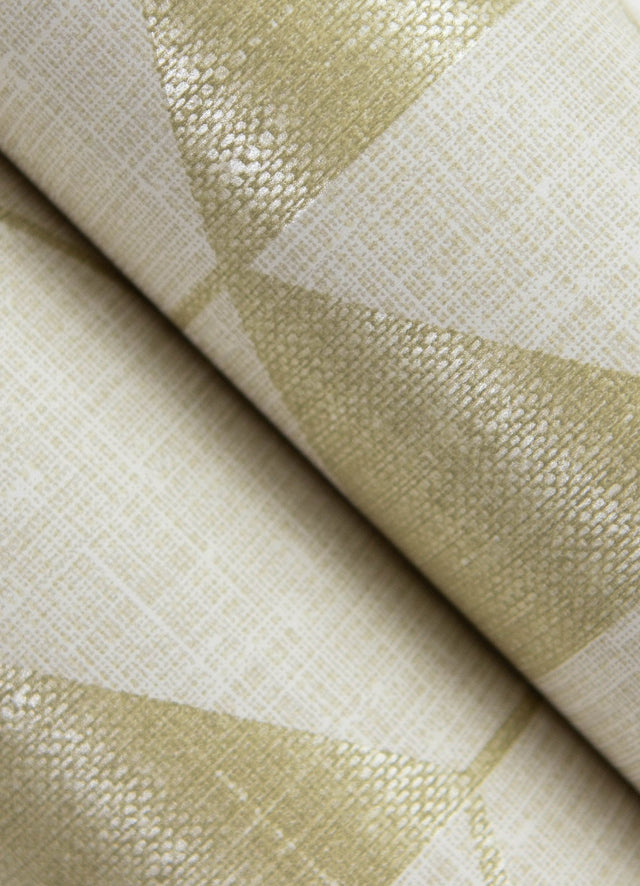 Fairbank Gold Linen Geometric Wallpaper with Modern Metallic Graphic Pattern - A-Street Prints 4034-26772