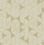 Fairbank Gold Linen Geometric Wallpaper in Gold by A-Street Prints - FD26772