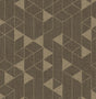 Fairbank Chocolate Linen Geometric Wallpaper by A-Street Prints - FD26773