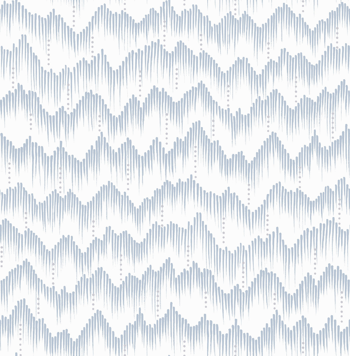 Holmby Light Blue Brushstroke Zigzag Wallpaper by A-Street Prints - FD26777