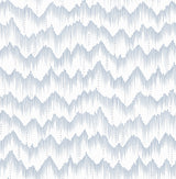 Holmby Light Blue Brushstroke Zigzag Wallpaper by A-Street Prints - FD26777