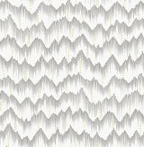 Holmby Grey Brushstroke Zigzag Wallpaper by A-Street Prints - FD26779