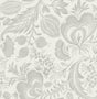 Culver Grey Jacobean Botanical Floral Scroll Wallpaper by A-Street Prints FD26780