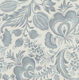 Culver Slate Jacobean Botanical Wallpaper by A-Street Prints - FD26781
