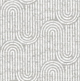 Trippet Grey Zen Waves Wallpaper by A-Street Prints - FD26785