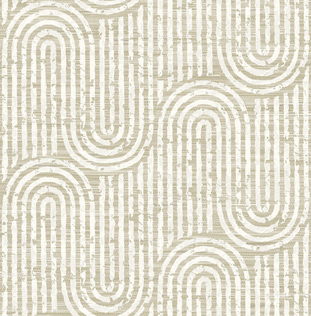 Trippet Light Brown Zen Waves Wallpaper by A-Street Prints - FD26786