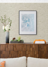Trippet Light Brown by A-Street Prints Zen Waves Geometric Faux Grasscloth Textured Non Woven Unpasted Wallpaper 20.5-in x 33-ft - FD26786