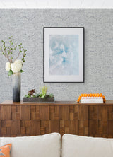 Trippet Blue Zen Waves Wallpaper with Modern Geometric Pattern - A-Street Prints 4034-26788