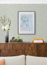 Trippet Sage by A-Street Prints Modern Zen Waves Geometric Faux Grasscloth Non Woven Wallpaper Roll 20.5 in x 33 ft - FD26789